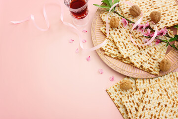 Pesah celebration concept (jewish Passover holiday) - 778707204