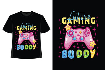 Gamer T-shirt Design Gaming Apparel 