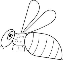 insect line drawing