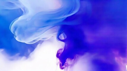 Obraz premium color explosion background smoke cloud texture vibrant neon blue magenta pink steam splashes dark