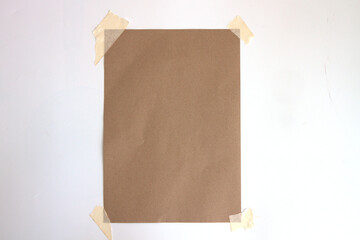 paper vintage on white background
