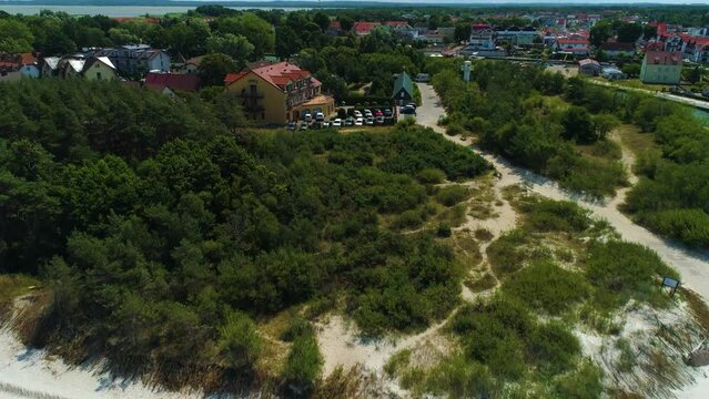 Beautiful Landscape Rowy Piekny Krajobraz Aerial View Poland