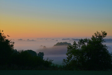 Landschaft,  Morgenstimmung