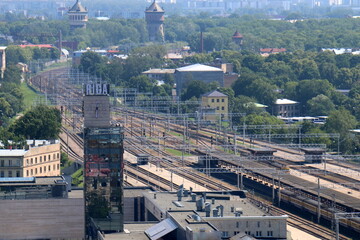 25 07 2023 Riga Latvia. Riga, the capital of Latvia, is located on the banks of the Daugava River...