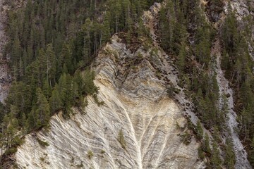 Erosion around Wiesen Viaduct