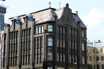 25 07 2023 Riga Latvia. Riga, the capital of Latvia, is located on the banks of the Daugava River...