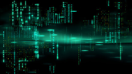 Binary code abstract internet concept background