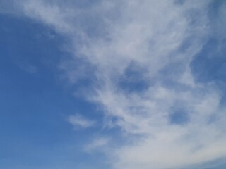 sun light blue sky and white cloud