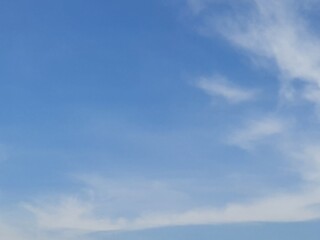 sun light blue sky and white cloud