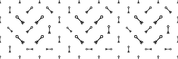 Key Icon Seamless Pattern Y_2109004