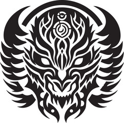 Ancient Divinity Depiction Quetzalcoatl Vector Icon Mythical Feathered Being Quetzalcoatl Symbol Emblem