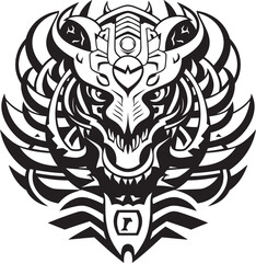 Quetzalcoatl Legacy Symbol Ancient Vector Design Aztec Culture Representation Quetzalcoatl Emblem Icon