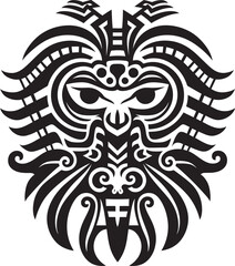 Symbolic Quetzalcoatl Vector Divine Serpent Icon Quetzalcoatl Icon Mythical Deity Emblem Vector