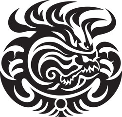 Aztec Deity Emblem Quetzalcoatl Symbol Vector Logo Mythical Feathered Being Quetzalcoatl Logo Design Icon