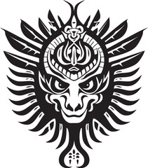 Mayan Deity Mark Quetzalcoatl Symbol Vector Logo Serpent Deity Legacy Quetzalcoatl Logo Design Icon