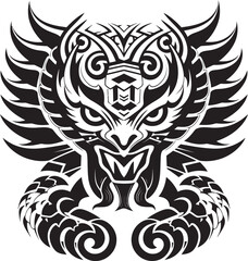 Aztec Culture Legacy Quetzalcoatl Symbol Vector Emblem Mayan Deity Emblem Quetzalcoatl Logo Design Icon