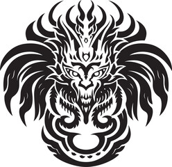 Aztec Deity Emblem Quetzalcoatl Symbol Vector Emblem Mythical Feathered Being Quetzalcoatl Logo Design Icon
