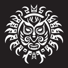 Mayan Deity Mark Quetzalcoatl Logo Design Icon Serpent Deity Legacy Quetzalcoatl Symbol Vector Emblem