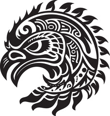 Aztec Culture Emblem Quetzalcoatl Symbol Vector Emblem Mayan Deity Mark Quetzalcoatl Logo Design Icon
