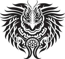 Ethereal Serpent Emblem Quetzalcoatl Logo Icon Legendary Quetzalcoatl Mark Symbolic Vector Design