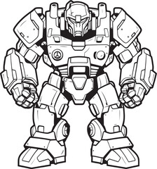 Macha Warrior Legacy Futuristic Emblem in Space Techno Ronin Vanguard Sci Fi Mech Warrior Logo