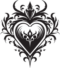 Celestial Compassion Sacred Heart Emblem Vector Logo Eternal Devotion Sacred Heart Icon Design