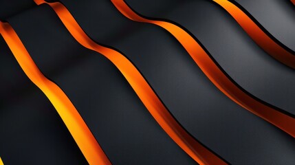 A black and orange striped background with a black and orange stripe