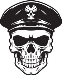 Beret Warrior Insignia Elite Special Ops Icon Elite Skull Troop Tactical Military Emblem