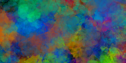 Abstract colorful fantasy watercolor background texture .splash acrylic colorful background .banner for wallpaper .watercolor wash aqua painted texture .abstract hand paint square stain backdrop .