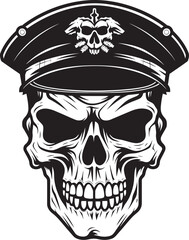 Beret Warrior Insignia Elite Special Ops Icon Elite Skull Troop Tactical Military Emblem