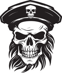 Tactical Skull Beret Special Forces Insignia Vector Design Elite Beret Skull Army Insignia Emblem Logo