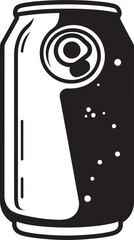 Bubbly Brigade Refreshing Soda Can Vector Symbol FizzBuzz Creative Soda Can Logo Vector Design