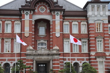 Obraz premium Railway station in Tokyo Japan on February 15, 2024