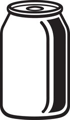 Refreshment Rally Refreshing Drink Emblem Design Fizz Frenzy Soda Can Icon Vector