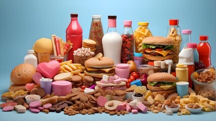 "Start Your Day Right with a Delicious Breakfast Buffet: Sweet Bread, Fresh Fruit, and Red Snacks Await.