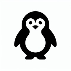 penguin cartoon pictogram