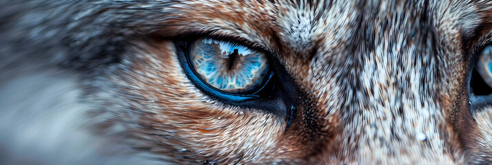 Stunning Macro Photography Capturing the Beauty of a fox's Eye, Close-Up Beauty: Macro Photography of a Fox's Eye