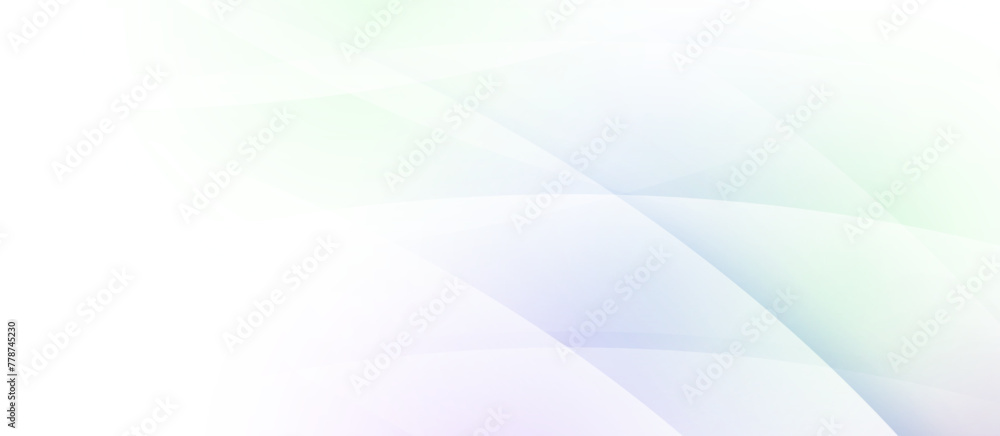 Poster Abstract white geometric curve pattern background. Modern minimal trendy shiny lines pattern. Vector illustration