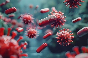Antiviral Medications Offer Targeted Treatment Against Viral Infections,Alleviating Symptoms and Reducing Illness Severity