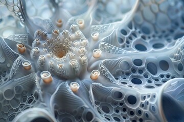 Remarkable Magnified Glimpse into Nature's Exquisite Designs and Delicate Wonders