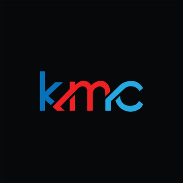 KMC Letter Initial Logo Design Template Vector Illustration