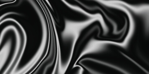 Liquify background. Abstract liquid wave background. Metallic background texture. Black and white liquify background.	