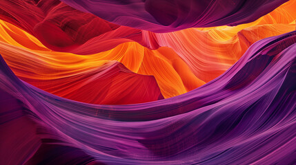 colorful abstract sandstone wavy walls as background.