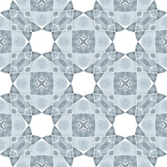 Exotic seamless pattern. Black and white
