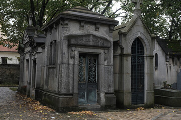 Monuments I've come across in the French cemeteries of Montparnasse and Pierre Lachaise (Paris).  Shot during days with diffuse lighting.