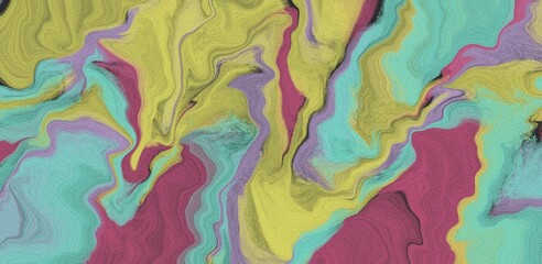 Fototapeta premium fluid modern abstract art liquid colorful texture paint natural background with noise