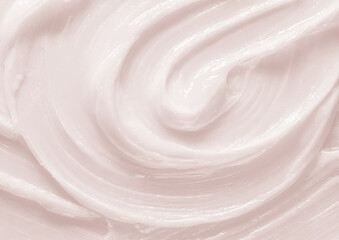 Obraz premium ピンク色のクリームのイメージ背景テクスチャ