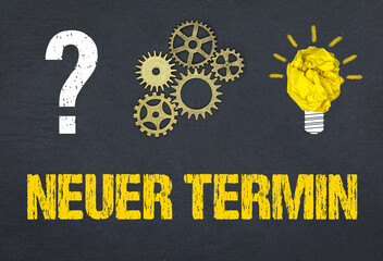 Obraz premium Neuer Termin 