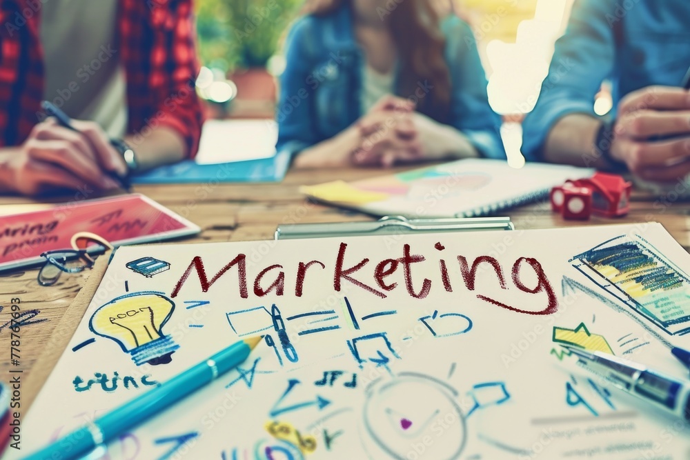 Poster leveraging media analytics and strategic frameworks for enhanced ad revenue and click through rates: