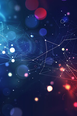 Dynamic Neon Light Network Visualization